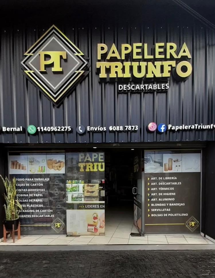 Fachada de Papelera Triunfo